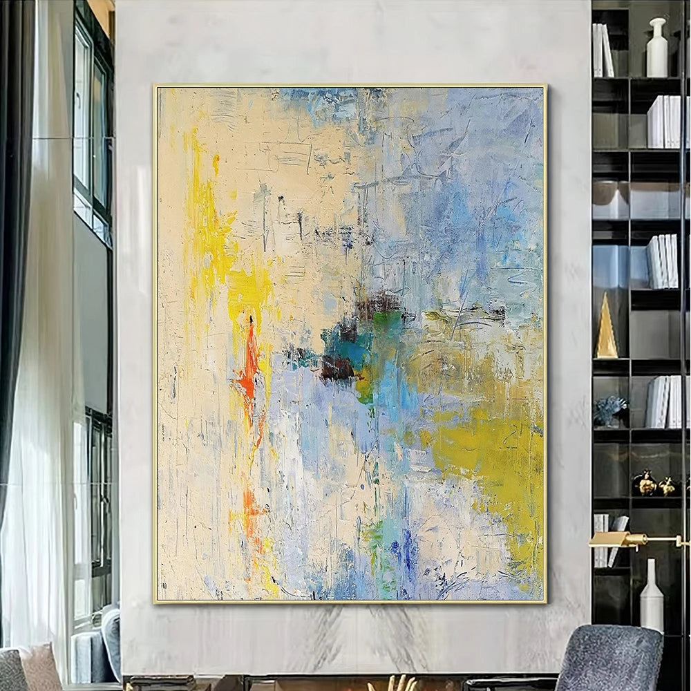 Aurora Essence – Textured Abstract Canvas Art
