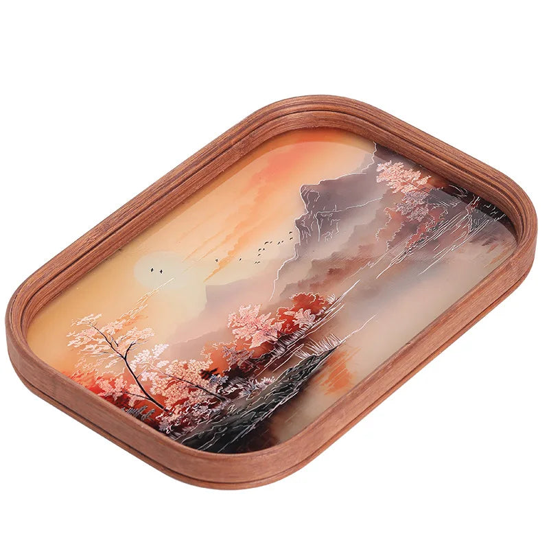 Kiyomizu Glass Tea Tray