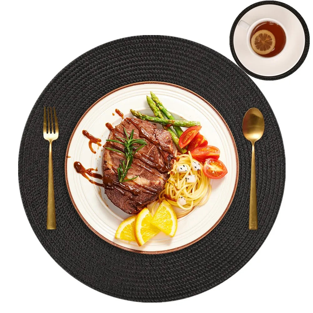 BraidedStyle Round Placemats