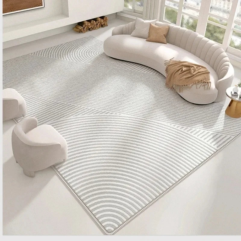 SoftWeave Striped Plush Rug