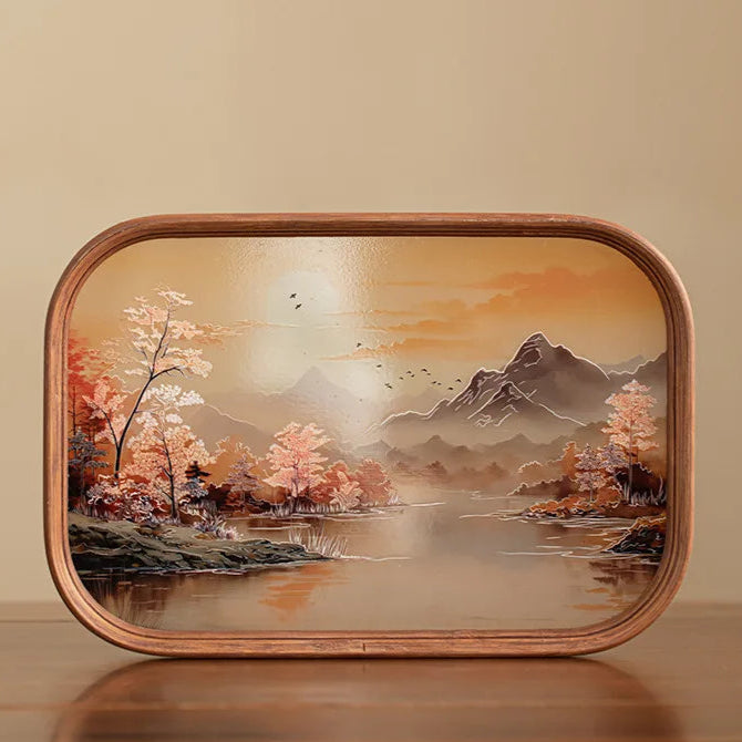 Kiyomizu Glass Tea Tray