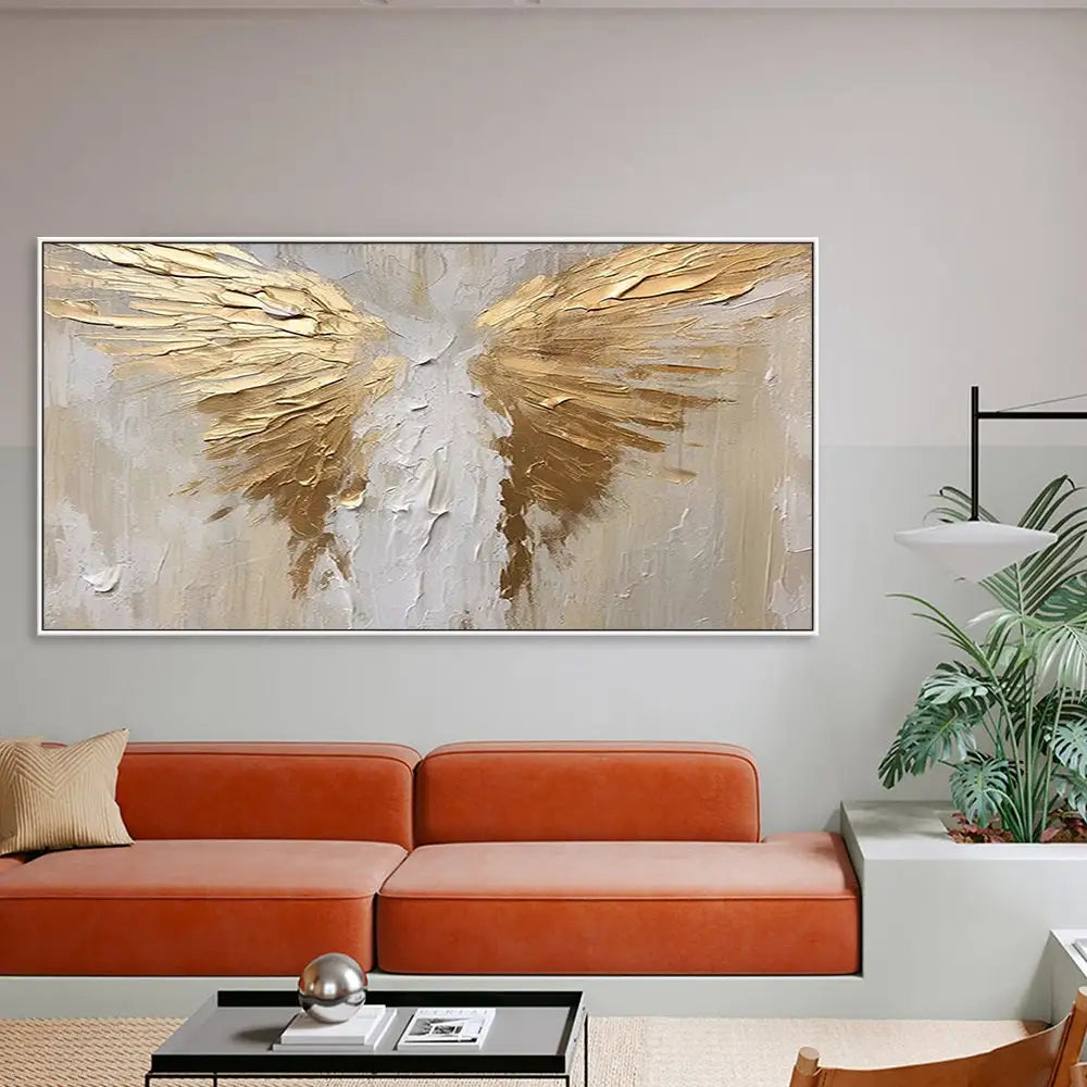 Ethereal Wings – 3D Textured Canvas Art