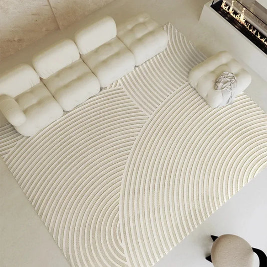 SoftWeave Striped Plush Rug