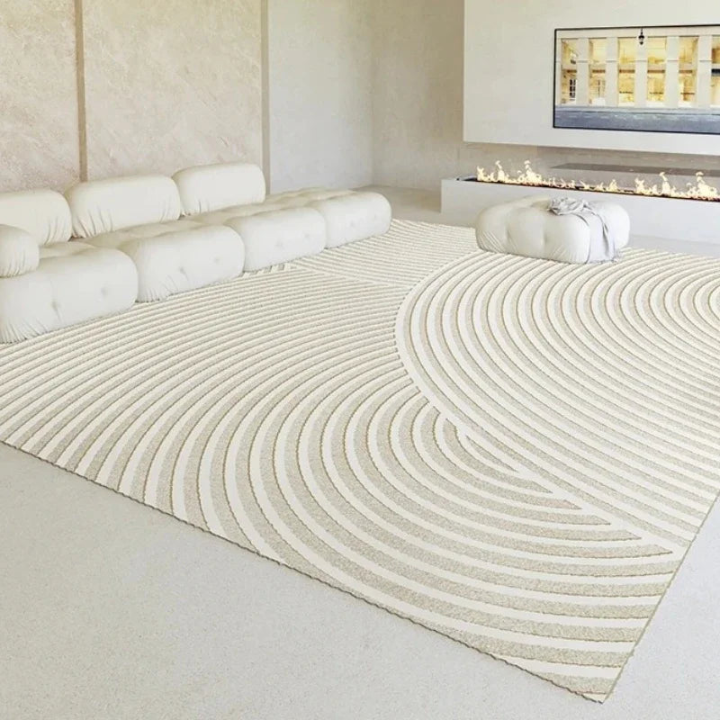 SoftWeave Striped Plush Rug