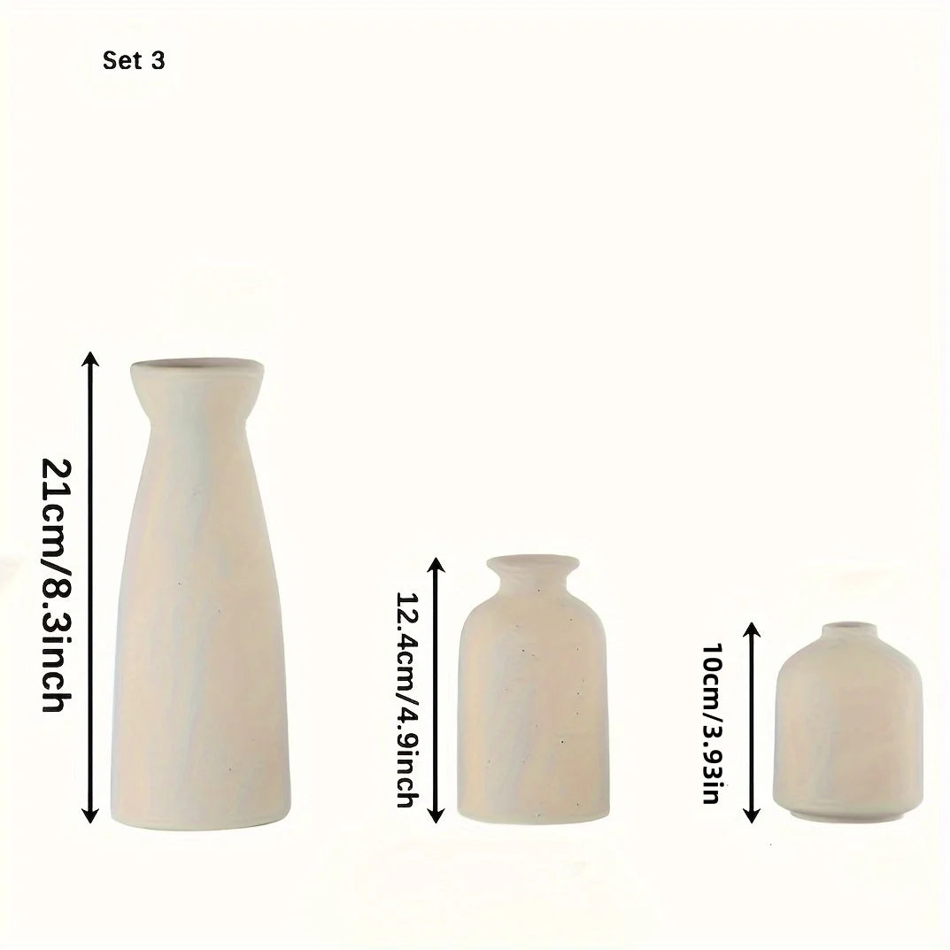 TerraVasa – Rustic Ceramic Vase Set