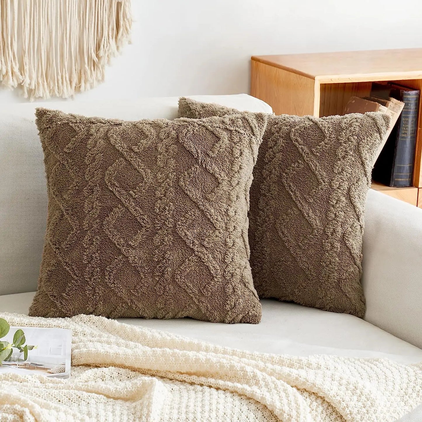 Velvera Plush Wool Cushion Cover