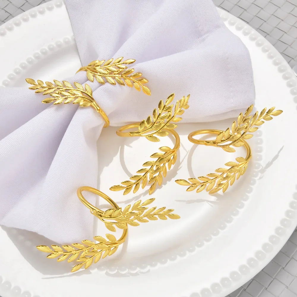 GoldLeaf Napkin Holders - set of 2