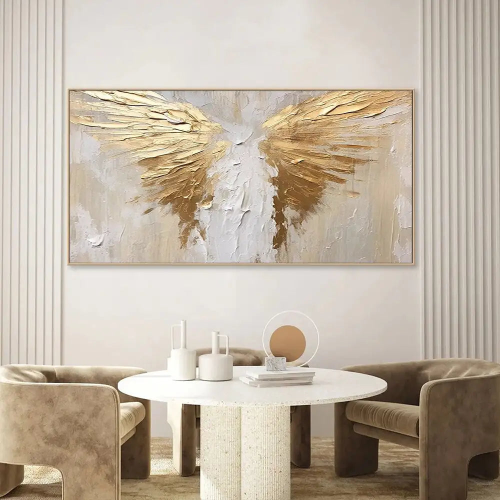 Ethereal Wings – 3D Textured Canvas Art