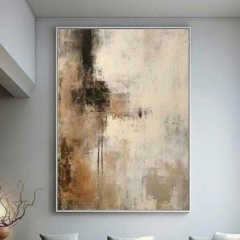 Eclipse Essence – Modern Neutral Canvas Art